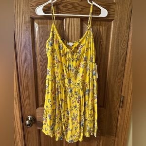 🆕Floral metallic dress